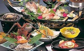 料理 - 浜辺の温泉宿　かめや