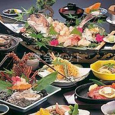 料理 - 浜辺の温泉宿　かめや