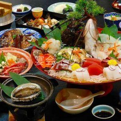 料理 - 浜辺の温泉宿　かめや