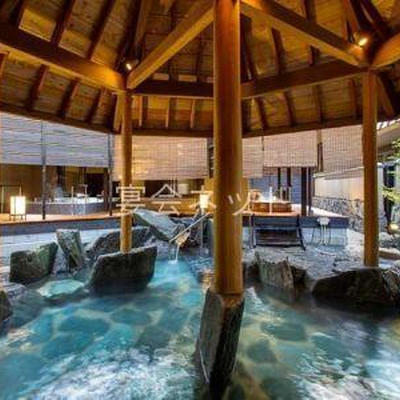 天地の湯　露天岩風呂 - 昼神グランドホテル天心