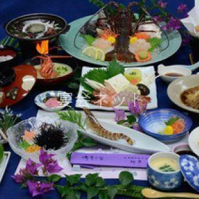 磯のアワビの片想いプラン～伊勢海老編～グレードアップコース - 松島観光ホテル岬亭