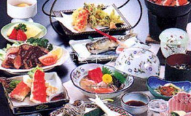 若松屋旅館のお料理