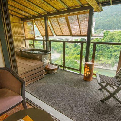 鬼怒川パークホテルズの客室からの眺め