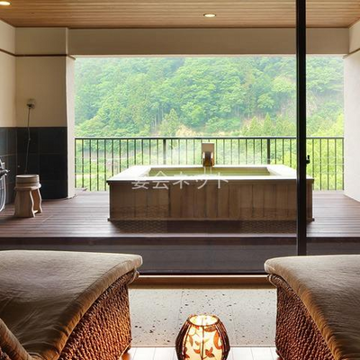 貸切露天風呂「湯るり」 - ホテル栂の季