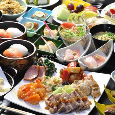 ホテルおかだの料理