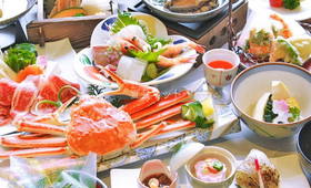ホテル北陸古賀乃井　夕食の一例