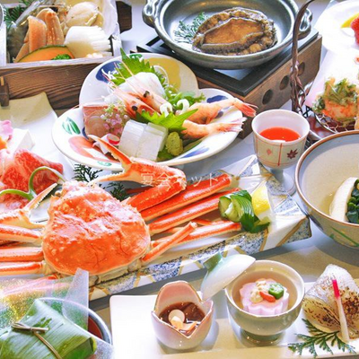 ホテル北陸古賀乃井　夕食の一例