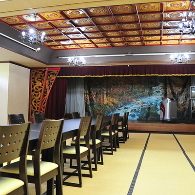 望月旅館の宴会場