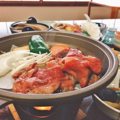 牛陶板焼き - 仙庄館