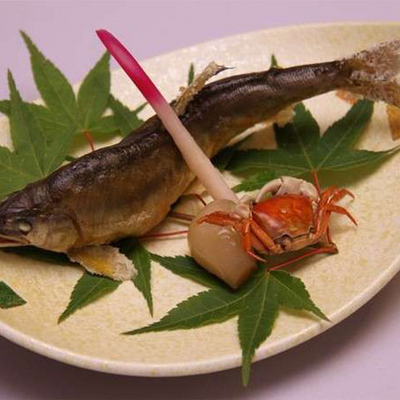 梁山泊 鮎の塩焼き