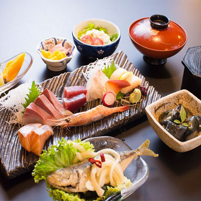 ニューグランデみまつの料理