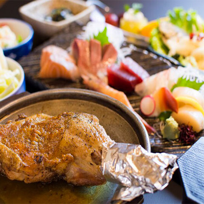 ニューグランデみまつの料理