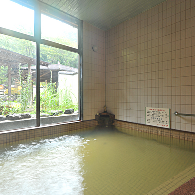 内湯 - 湯けむりの宿 いけもり