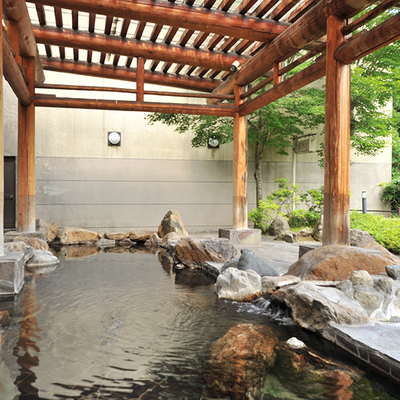 かわせみの湯　露天風呂 - ホテルさつき