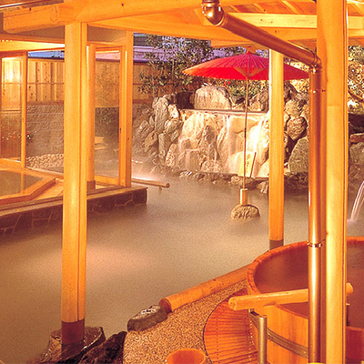 庭園露天風呂　風待ちの湯 - 福寿荘
