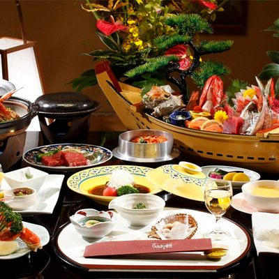 料理 - 水庭の旅籠すみよし館