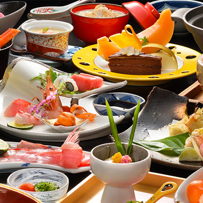 料理 - 松伯亭 あづま荘