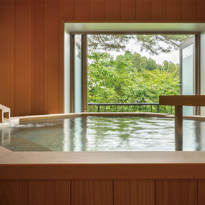 貸切風呂　どんぐりの湯 - 花ごころの湯　新富亭