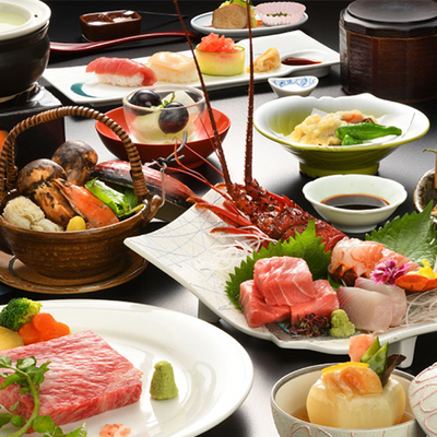 会席料理-伊勢海老 - 摺上亭大鳥